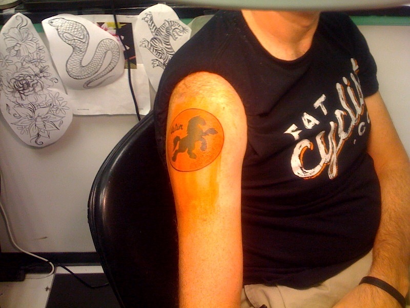 Folks, meet TC's new tattoo: