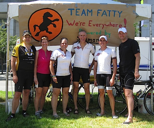 Yann, Karen, Angie, Matt, Andrew V & Jeff at the tent.jpg