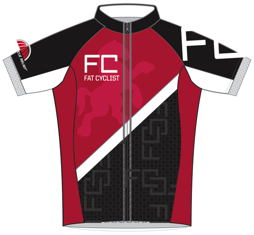 2015 FATCYCLIST.COM Jersey: Front View