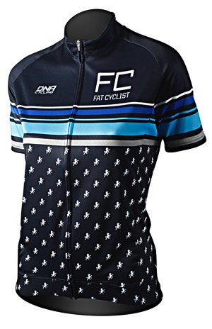 Fat Cyclist Blue Wns Jersey