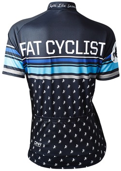 Fat Cyclist Blue Wns Jersey back