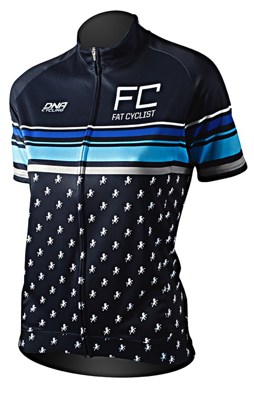 Fat Cyclist Blue Wns Jersey